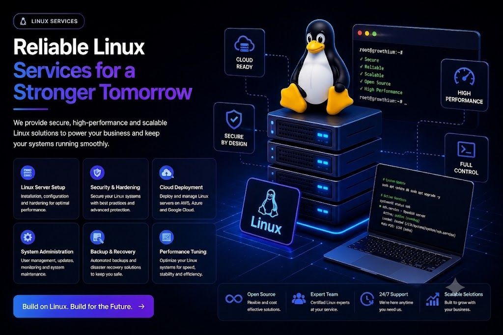 Linux server terminal