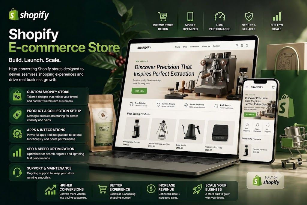 Shopify ecommerce store